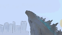 Animated Godzilla Minus One GIF