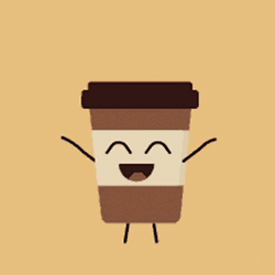 Animated Good Morning Happy Coffee GIF