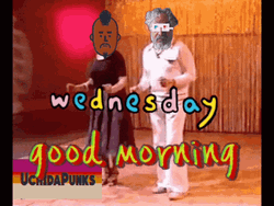 Animated Good Morning Wednesday Dancing Uchida Punks GIF