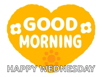 Animated Good Morning Wednesday Rising Smiling Sun GIF