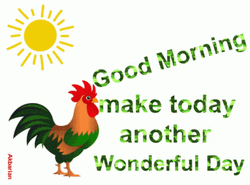 Animated Good Morning Wonderful Day GIF