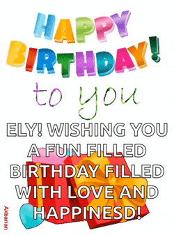 Animated Greeting Card Happy Birthday GIF