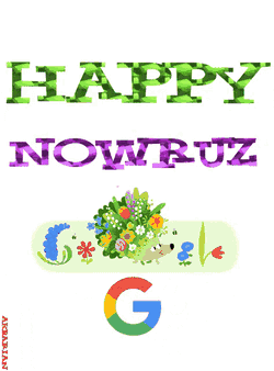 Animated Greeting Card Happy Nowruz GIF