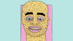 Animated Guy Face Scab GIF
