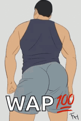 Animated Guy Twerking Wap GIF