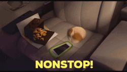 Animated Hamster Cant Stop Wont Stop GIF