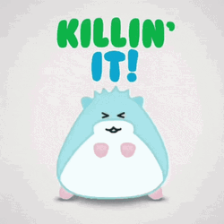 Animated Hamster Dance Killin' It GIF