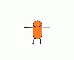 Animated Hanging Sausage GIF