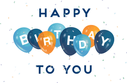 Animated Happy Birthday Balloons GIF