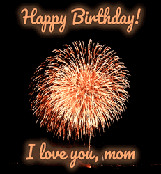 Animated Happy Birthday I Love Mom