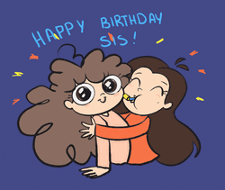 Animated Happy Birthday Sis GIF