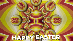 Animated Happy Eater Sunday Digital Art GIF