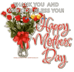 Animated Happy Mothers Day God Bless You Mom GIF