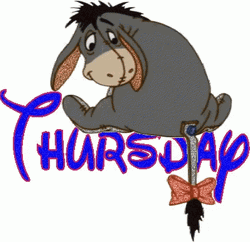 Animated Happy Thursday Eeyore Winnie The Pooh GIF