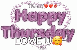 Animated Happy Thursday Love You Love Emoji GIF