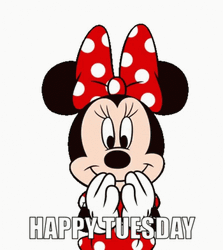Animated Happy Tuesday Minnie Mouse GIF
