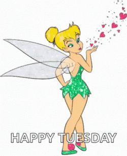 Animated Happy Tuesday Tinker Bell GIF