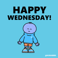 Animated Happy Wednesday Dancing Cartoon  GIF