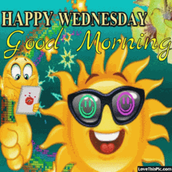 Animated Happy Wednesday Good Morning Sunshine  GIF