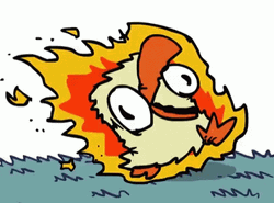 Animated Head Chicken Run  GIF