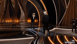 Animated Head Will Smith And Chris Rock Oscars GIF