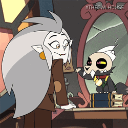 Animated Hi High Five Owl GIF