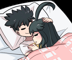 Animated Hug The Bed GIF