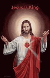 Animated Jesus Is King Text GIF