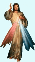 Animated Jesus With Moving Text GIF
