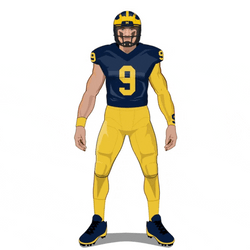 Animated Jj Mccarthy Pointing Upwards GIF
