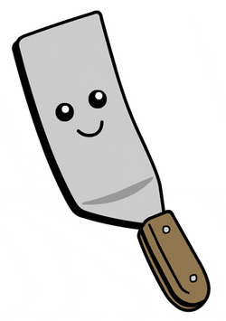 Animated Knife Awww Shucks GIF