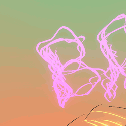 Animated Lightning Brave Text GIF