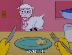 Animated Little Lamb Love Me GIF