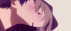 Animated Love Kissing Wholeheartedly GIF