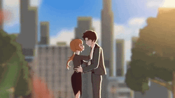 Animated Love Sweet Couple GIF