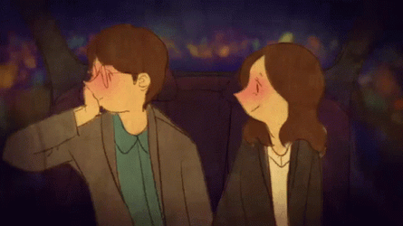 Animated Love Whispering I Love You GIF