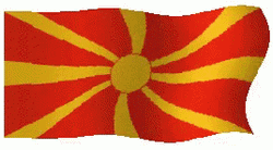 Animated Macedonia Flag Waving