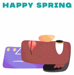 Animated Man Crying Happy Spring GIF