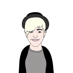 Animated Man Glitter Bomb Head Explode GIF