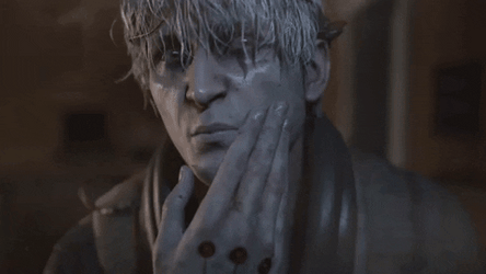 Animated Man Injured By Wendigo GIF