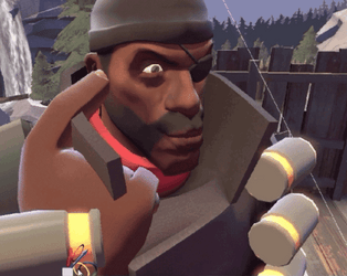 Animated Man Mewing Meme GIF