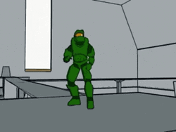 Animated Master Chief Dancing GIF
