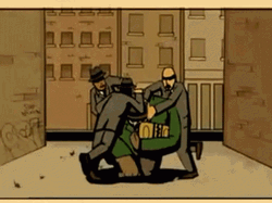 Animated Mf Doom Fight GIF
