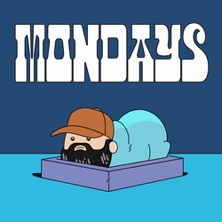 Animated Monday Sad Chilling In Bed GIF