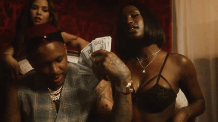Animated Money Out On Bail YG Music Video GIF