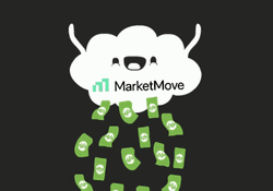 Animated Money Raining Dollar Bills GIF