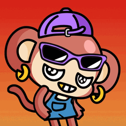 Animated Monkey Dancing Wiggle Body GIF