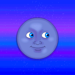 Animated Moon Emoji  GIF