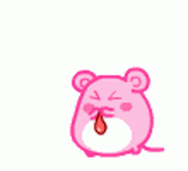 Animated Mouse Stuck In A Bubble Gum GIF
