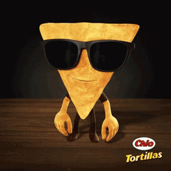 Animated Nacho Chips Flying Kiss GIF